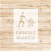 POLIMARK GROUP Stencil Per Segnaletica Orizzontale in Polipropilene Trasparente Spessore 0,5 mm, Materiale Riutilizzabile E Lavabile - Carico-Scarico - 700 x 500 mm