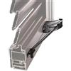 API - Ferma persiana a braccio blocca anta universale per legno alluminio pvc (20 cm)