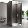 CADENTRO Porta doccia 77 x 180 cm vetro trasparente - regolabile da 77 a 80 cm