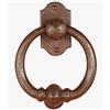 effedielle Battente forgiato per porta, portone 120x150 mm.finitura ruggine completo di viti di fissaggio FA 791
