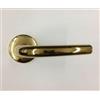 SECUREMME MANIGLIA SECUREMME KIT PISA IN OTTONE LUCIDO SINGOLA PER PORTA BLINDATA Q8 ROSETTA D.55 PZ 1, POTETE MONTARE LA MANIGLIA CON O SENZA MOLLA DI RITORNO