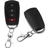 Eighty 2 pcs Telecomando universale per porta garage, cancello elettrico telecomando 433 MHz, programmabile Universale Garage Cancello Telecomando