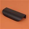 HONGTUWY 1 x cassetto dell'armadio estraibile dell'armadio da cucina, maniglia della porta dell'armadio, maniglie dell'armadio, installazione nascosta, rame, vite inclusa (Hole center:96mm,Black)