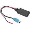 Segrehy Cavo adattatore stereo Bluetooth per autoradio sostitutivo Alpine KCE‑236B DVA‑9861/Ri CDE‑9870R/RM Modulo AUX di connessione wireless per intrattenimento musicale in auto