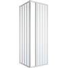 OLIMPO DOCCE - Box Doccia a Due lati in pvc h185 bianco - 140x70