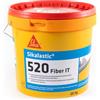 SIKA - Membrana fibrorinforzata rapida - Sikalastic 520 Fiber IT, Bianco - Perfetta sotto le piastrelle di balconi e bagni - Applicazione veloce e protezione sicura - 20kg