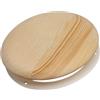 EUROPLAST Ø 160mm Diffusore Universale di Mandata e Aspirazione in Legno per Sauna - Valvola d'aria Regolabile per Parete e Soffitto - Coperchio di Ventilazione