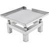 lousriyy 50 W, banco vibrante per calcestruzzo, 3000 - 3600 rpm, fino a 10 kg, mini tavolo vibrante in acciaio inox