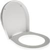 IDROTOP Copriwater per ESEDRA BULL 500 come ORIGINALE TERMOINDURENTE BIANCO cerniera inox normale o rallentata soft close