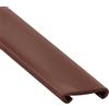 IGTOPS Corrimano in PVC, corrimano per scale, profilo in plastica per corrimano per scale in gomma, protezione per corrimano 40 x 8 mm (Marrone - 2 m)