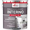 ARCANE INDUSTRIES Resina Epossidica per pavimenti di cucina e bagno decorativa - REVEPOXY - 176-1 kg (fino a 5 m² in 2 strati) Grigio ferro - RAL 7011 - ARCANE INDUSTRIES