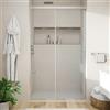 Parama Box Doccia Nicchia 100cm Apertura Scorrevole Vetro Temperato Trasparente 6mm Trattamento Anticalcalcare Maniglia in Acciaio Inox 304 h190cm mod. Tenerife