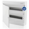 intratec 100% Shopping Intratec centralino da parete Esterno 2 Fila - IP40 Quadro Elettrico per 36 Moduli con Porta Transparente per Facile Installazione in Casa e in Ambienti Professionali - 361 x 396 x 112 mm