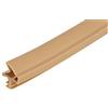 Gedotec 25 metri - türanschlagdichtung GUARNIZIONE PORTA PORTA PER CAMERA S 6577a PER holzzargen türzargen-dichtung Beige falzbreite: 12 mm plastica TPE ampio PVC baubeschläge von GedoTec