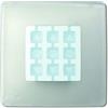 Dieffematic Nice WST NICEWAY-OPLA Supporto A Parete Quadrata Trasparente Neutro OPLA