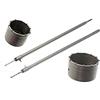 STARKEMUNICH SET 2 FRESE CAROTATRICI PER CEMENTO 100 E 120 mm + ASTE 650 mm SDS PLUS E MAXI
