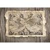 decomonkey Carta da Parati Mappamondo 250x175 cm - Mondo e Continenti, Stile Moderno, Decorazione Studio Ufficio - Facile installazione, resistente - 5 pz