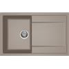 ELLECI LG230043 - Lavello da cucina 1 vasca con Gocciolatoio, 79x50 cm, Tortora 43