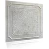 Eurodeco Pannelli 3D, pannelli in polistirolo, pannelli da soffitto e da parete, effetto cemento, 3 mm di spessore, 50 x 50 cm, 25 m², 100 pezzi (12020)