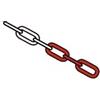 3G ITALIA Catena in pvc per paletti ml.25