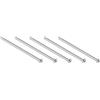 QUARKZMAN M5 Piatta Phillips Croce Testa Vite x 5pz 304 Inox Acciaio Fissaggi Bulloni per Precisione e Industriale Macchine, [100mm Lunghezza, Argento Tono]