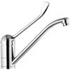 Rubinetteria Mariani srl Rubinetto Miscelatore Monocomando Girevole Lavello con Leva Clinica in Ottone Mariani Epic Cromato
