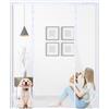 BBMMCLL Zanzariera Magnetica per Porte220x215cm,Zanzariera Magnetica Doppia Apertura Laterale Tenda Zanzariera Porta Finestra Anti-zanzare Anti-insetti per Porta Scorrevole Balcone Patio (Bianco)
