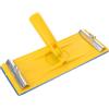 GALPADA Supporto per Carta Abrasiva Manuale Asta Telescopica Gialla, Design Cavo e Spugna per Levigatura Multiangolo su Cartongesso e Superfici in Legno Colore Casuale