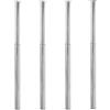 vidaXL Gambe Telescopiche per Tavolo 4 pz Cromate 710-1100 mm