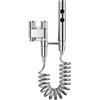 SPORTARC Kit spruzzatore portatile per bidet in acciaio inossidabile, spruzzatore multifunzionale per WC, ugello a doppia funzione, per la pulizia del bidet del bagno (argento)