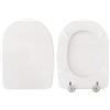 HYDRO HOME Copriwater Mistral Eos legno rivestito in resina poliestere bianco