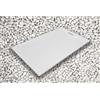 FRASCIO NEW TECNOLOGY Piatto Doccia 75X90 cm Bianco Line PLUS In Resina e Polvere Di Marmo Con Griglia Laterale IN MARMORESINA