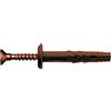 PEB TASSELLO IN NYLON VITE A CHIODO RAME cf. 100 pz. (6 X 40 - VITE 3,8 X 45)