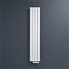Mai & Mai Radiatore Verticale da Bagno 160x31cm, Radiatore Scaldasalviette Termoarredo Scalda Portasciugamani da Parete e Pavimento in Acciaio, Bianco