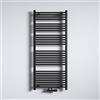 Mai & Mai Radiatore Piatto da Bagno 140x50cm, Radiatore Scaldasalviette Termoarredo da Bagno Riscaldamento da Acqua Calda RHE Scalda Portasciugamani in Acciaio, Antracite