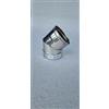 UTILFER Curva In Acciaio 45 Gradi Inox Aisi 304 Spessore 0, 5 Mm - 100