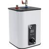 Eieblek Caldaia da 8 l, serbatoio dell'acqua calda resistente alla pressione, 1500 W, con display a LED, temperatura regolabile 0-65 °C, per lavabo, cucina e bagno, protezione IPX4