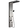 Auralum Colonna Doccia Idromassaggio 4 Funzioni con Soffione Doccia e Doccetta, Pannello Doccia Idromassaggio con Display LCD, Pannello Doccia con Miscelatore in 304 Acciaio Inox per Bagno