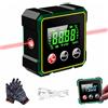 HItianya Cercatore angolare digitale magnetico con laser elettronico, livella digitale con ricarica USB, cercaangolo digitale con laser, livella per lavorazione del legno da 2,44x2,36x1,3 pollici per (Black)
