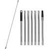 BigKing Asta Telescopica per Rullo di Vernice, 7 Segmentati in Acciaio Inox, Asta Telescopica Leggera per Pittura Rulli, Utensili per la Pulizia Dei Vetri e Pulizia (2,8 M)