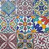 Casa Moro Piastrelle orientali multicolore, 30 x 30 cm, dipinte a mano, piastrelle marocchine, artigianato marocchino, piastrelle da parete per una bella cucina doccia bagno - HBF8410