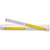 Stabila METRO DOPPIO LEGNO BICOLORE 10 ASTE MOD. 717 STABILA METRO BIANCO E GIALLO