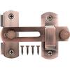 KATUR Serratura della porta scorrevole dell'ovile più spessa, 3,94 x 2,75 in acciaio inox Flip Latch Gate Latches Bar Latch Safety Door Lock Small Gate Bolt per il bagno, all'aperto (rame rosso)