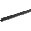 Dieffematic Costa Sensibile Conduttiva 2 M - Profilo Sicurezza Cancelli Battenti e Scorrevoli Cardin BSH61L20, Nero