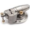 LeTkingok Mini Morsa da Banco in Acciaio Inossidabile 304, Morsetto Portatile da 1,2 Pollici con Base Girevole a 360° per Riparazione di Orologi, Gioielli, Fai Da Te e Lavori di Precisione