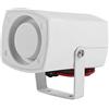 Zerodis Mini Sirena Cablata da 110dB,Sirena Elettronica Corno D'allarme di Protezione Allarme di Sicurezza Usato per Indoor, Outdoor, Home, Vehicle