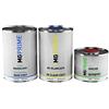 MG PRIME RAL 9006 Alluminio brillante/White aluminium Kit barattolo di vernice di base pronto all'uso + vernice trasparente 2K opaco 2,5L