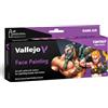 AV Vallejo Vallejo Game Air 72204 Face Painting set by A.Giraldez (8x18ml)