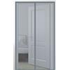 QIANC Zanzariera Porta Finestra Magnetica Chiusura Automatica Rete Fine Anti Insetti Traspirante Tenda Zanzariera Porta,70x220cm(W*H) per Balcone,Soggiorno,Patio Porte,Facile da Installare,Gray-b