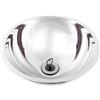 Express Water Lavello, Lavandino Lavabo Lavello a Ciotola Bacinella, Piccolo e Tondo, in Acciaio Inox AISI 304, con Piletta di Scarico, Perfetto il Fai da Te e per Camper, Campeggio e Roulotte